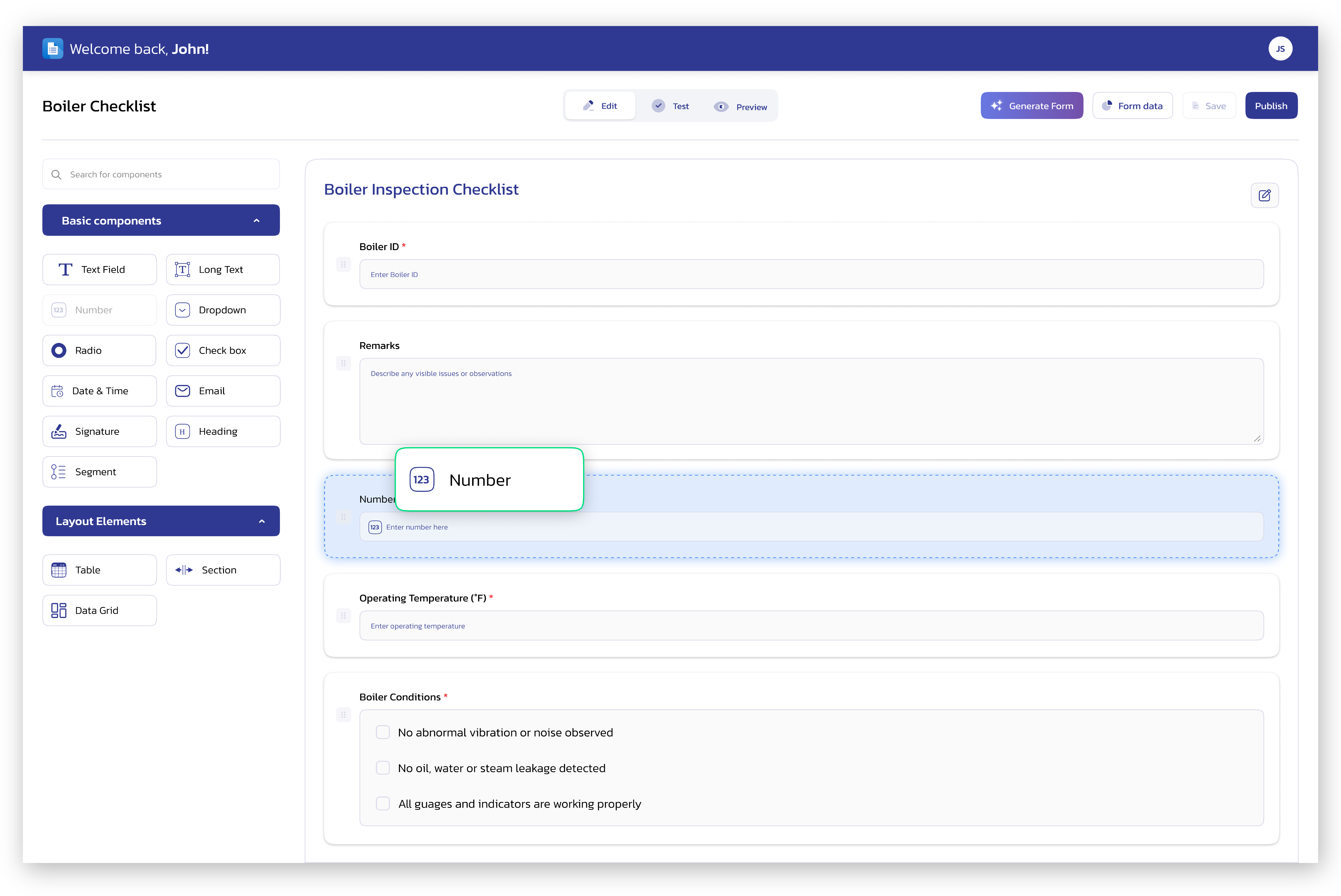 No-Code Maintenance Form Designer: Deploy Forms Instantly