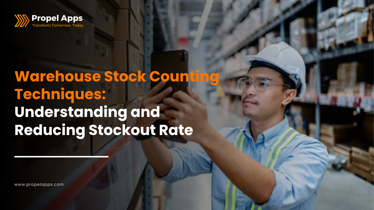 Warehouse stock counting techniques