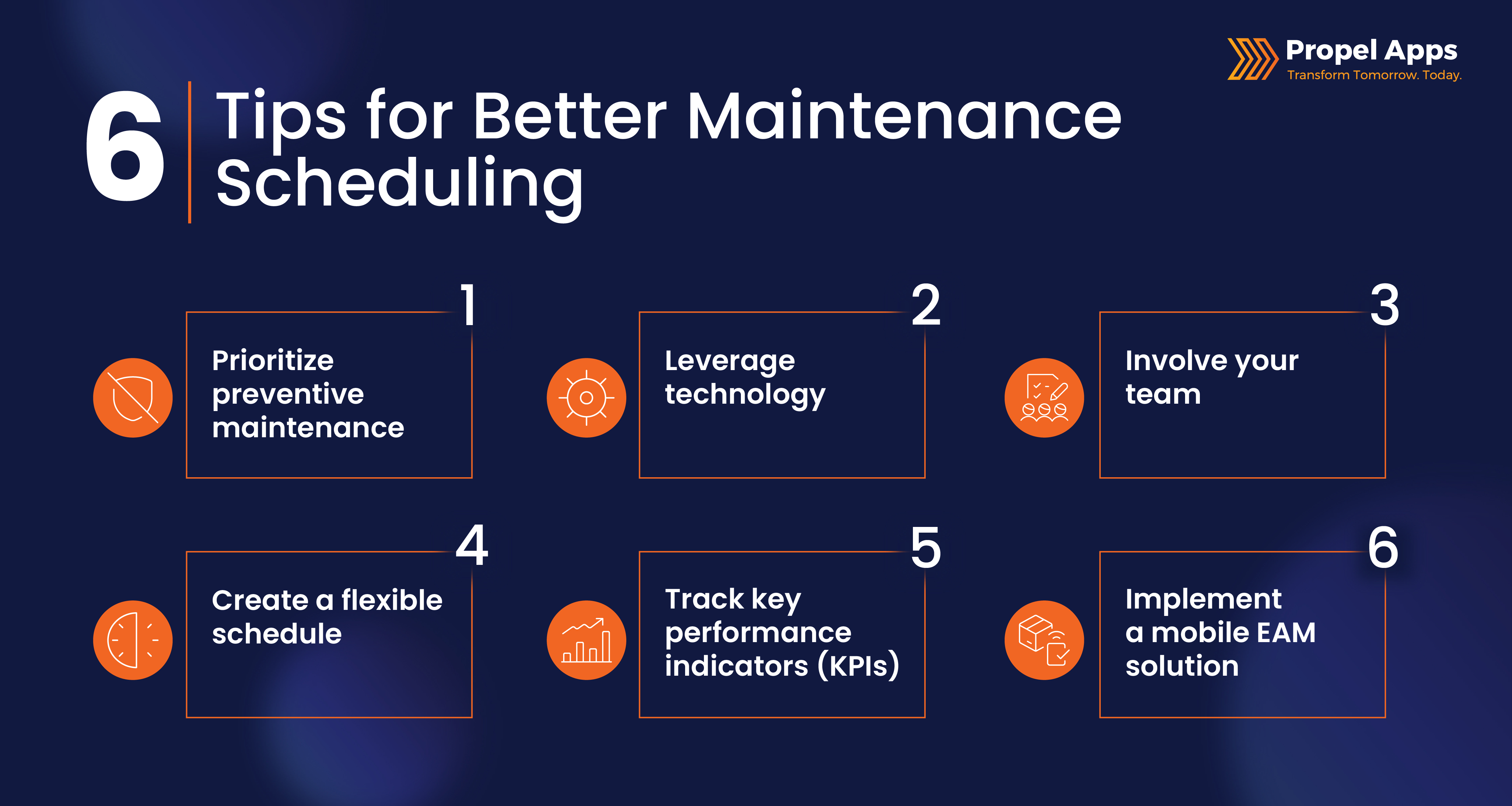 Maintenance scheduling