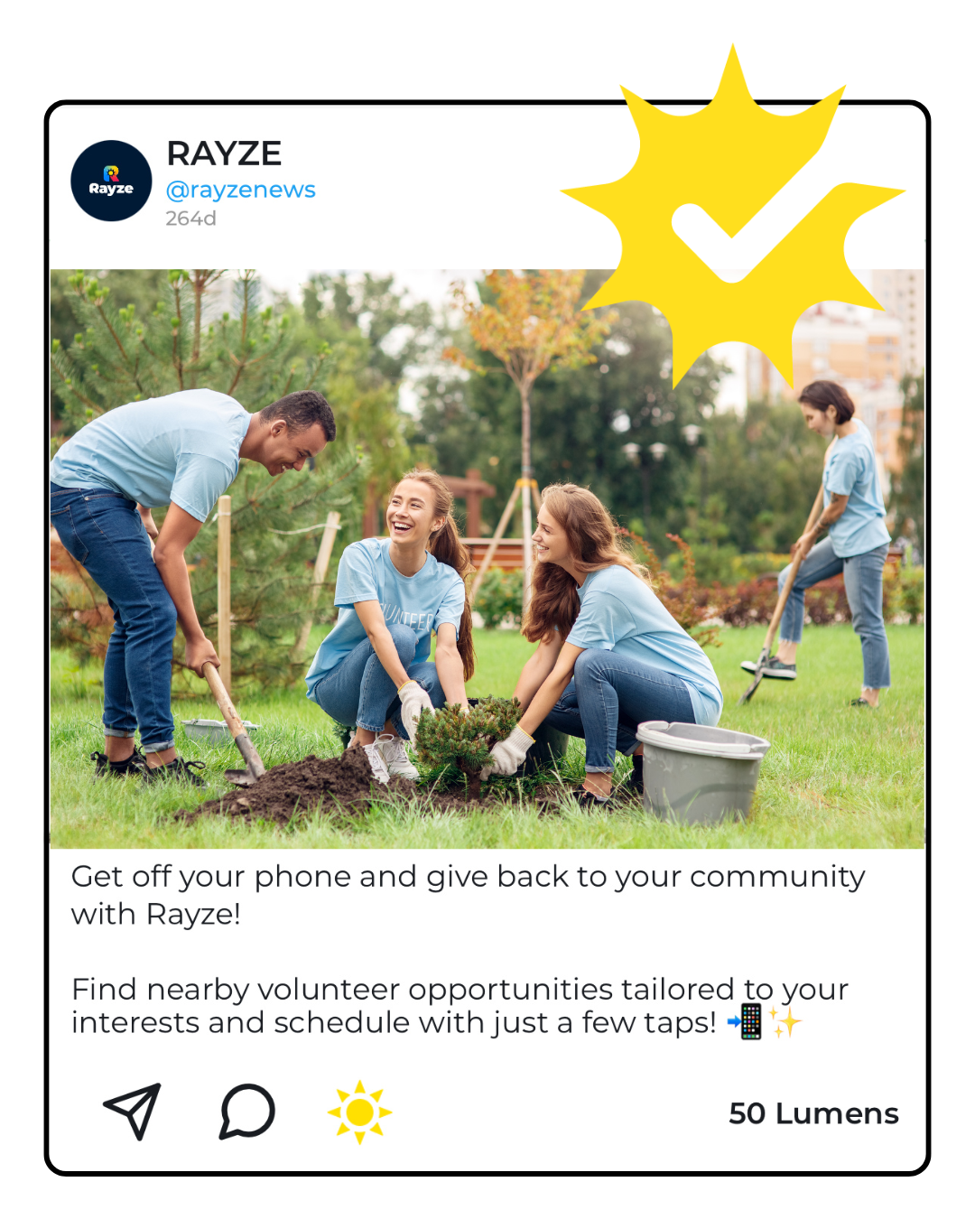 Positive Social Media | Rayze App