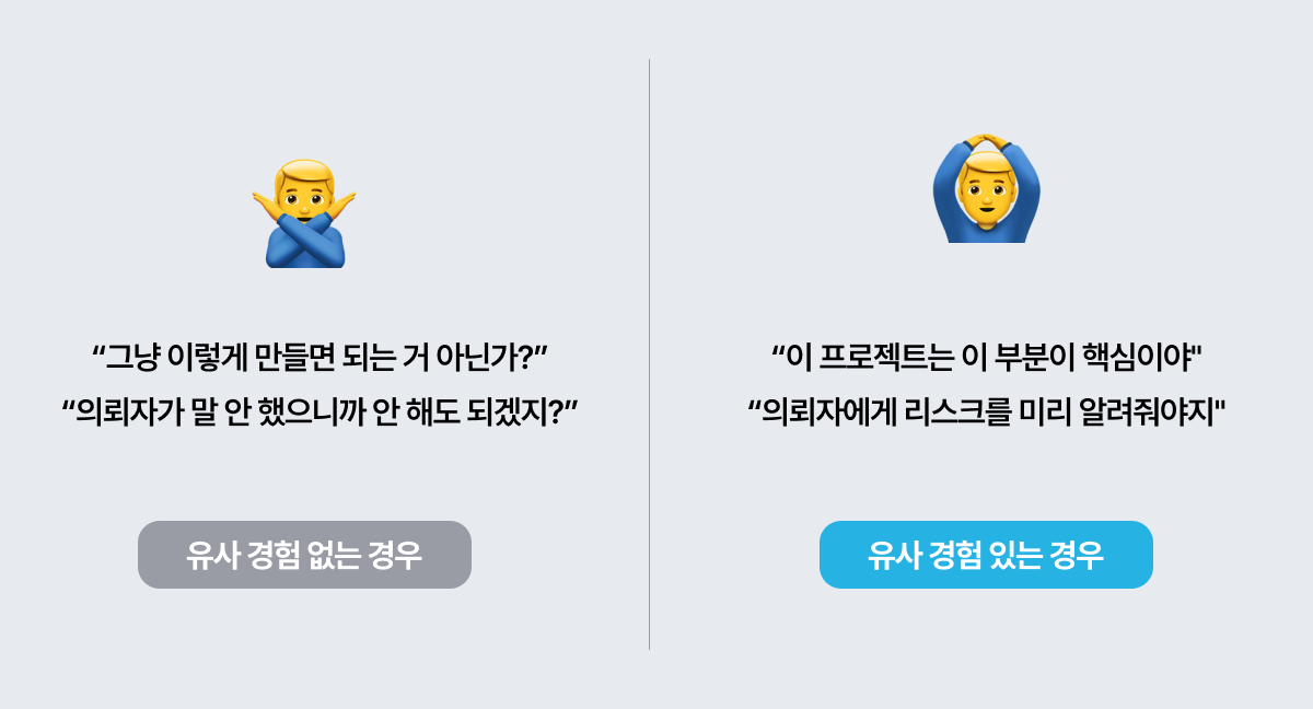 외주 개발 업체 선정 기준 유사경험