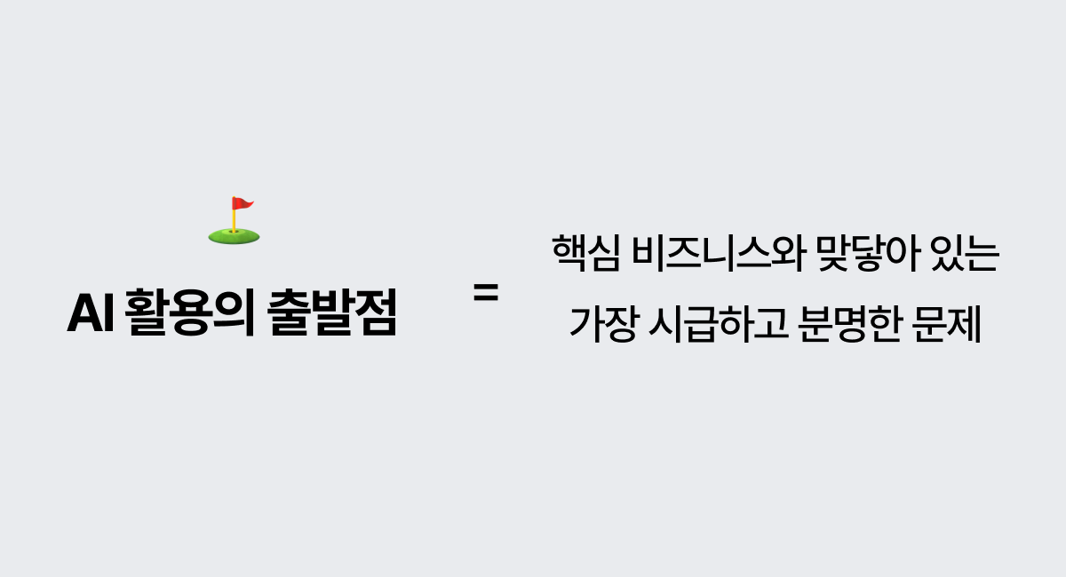 기업 AI 활용 우선순위 요점정리