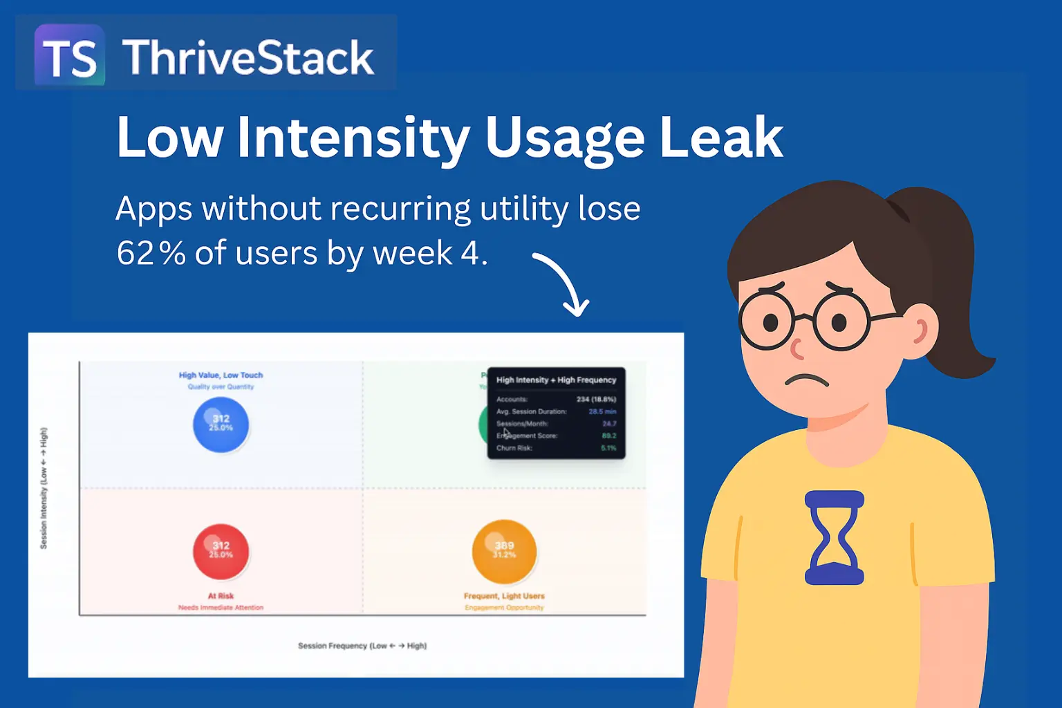 Low-Intensity Usage Leak: Why It Slowly Destroys SaaS Growth