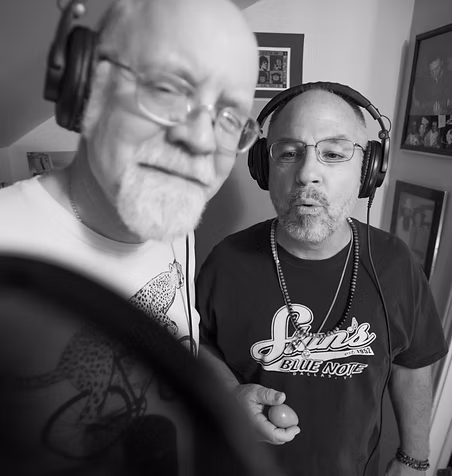 producer focused at golden hour