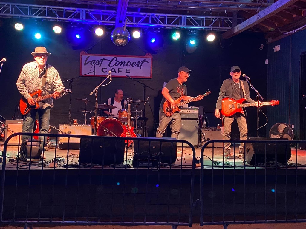 image of a band rehearsing