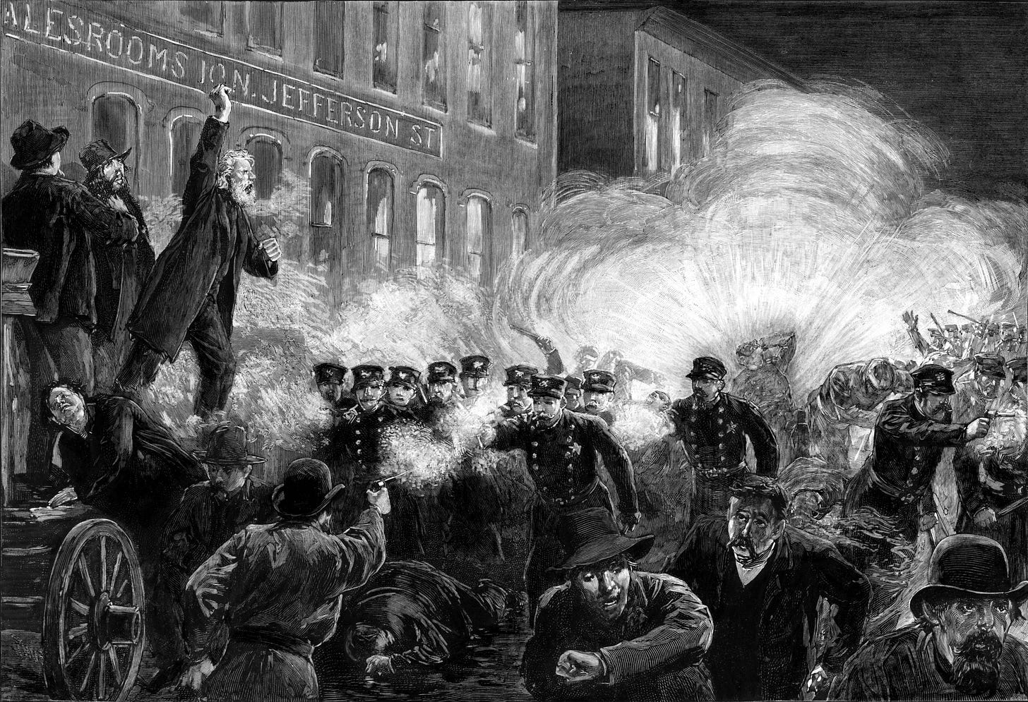 The Haymarket Riot: When a Protest Against Anti‑Labor Police Brutality  Turned Violent | HISTORY