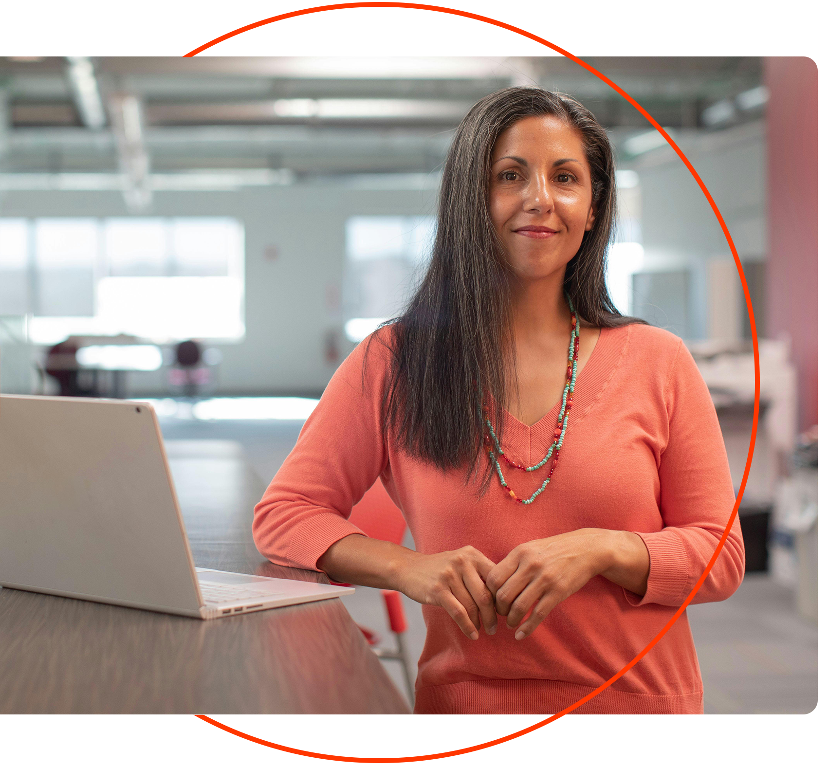 IT Worker work in front of computer