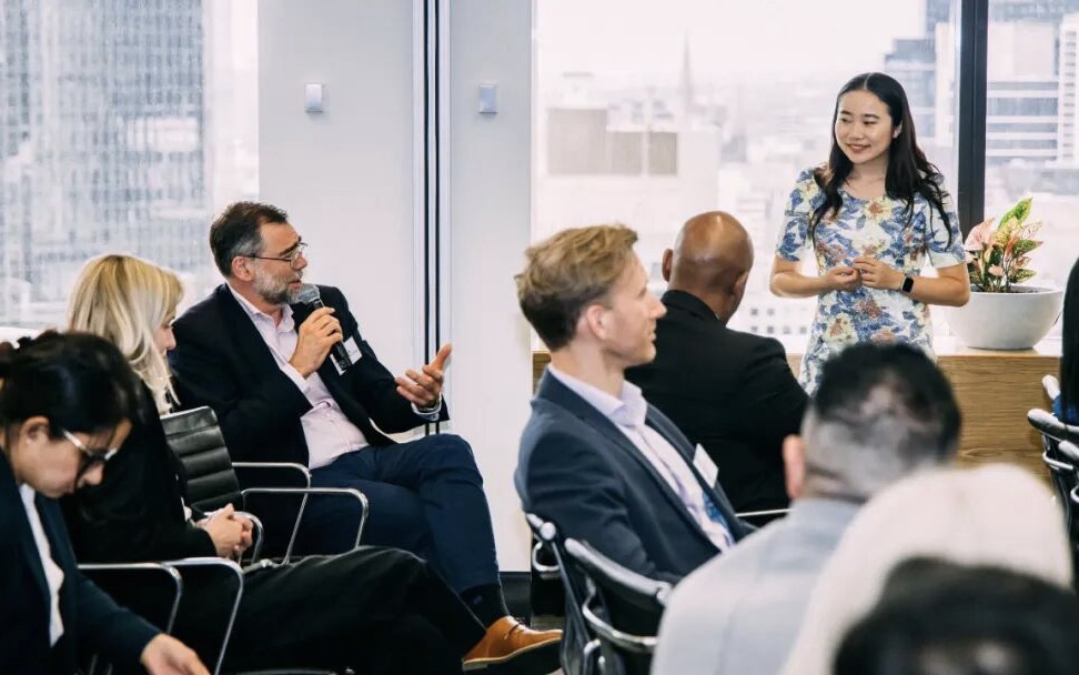 Panel discussion at the 2025 Australia-China BioInnovation Roundtable, Melbourne