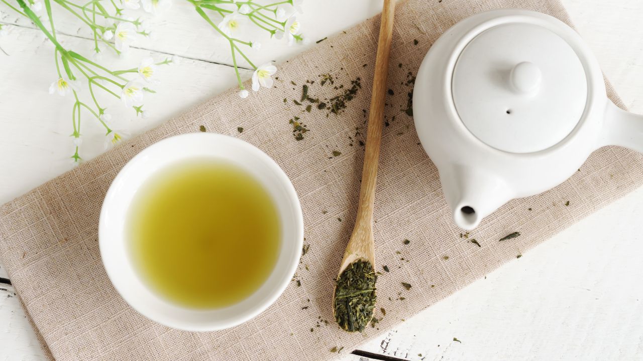 fasting green tea