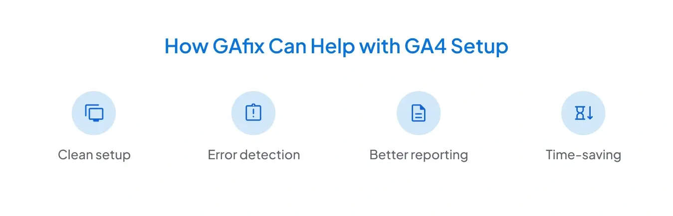 How GAfix Can Help with GA4 Setup