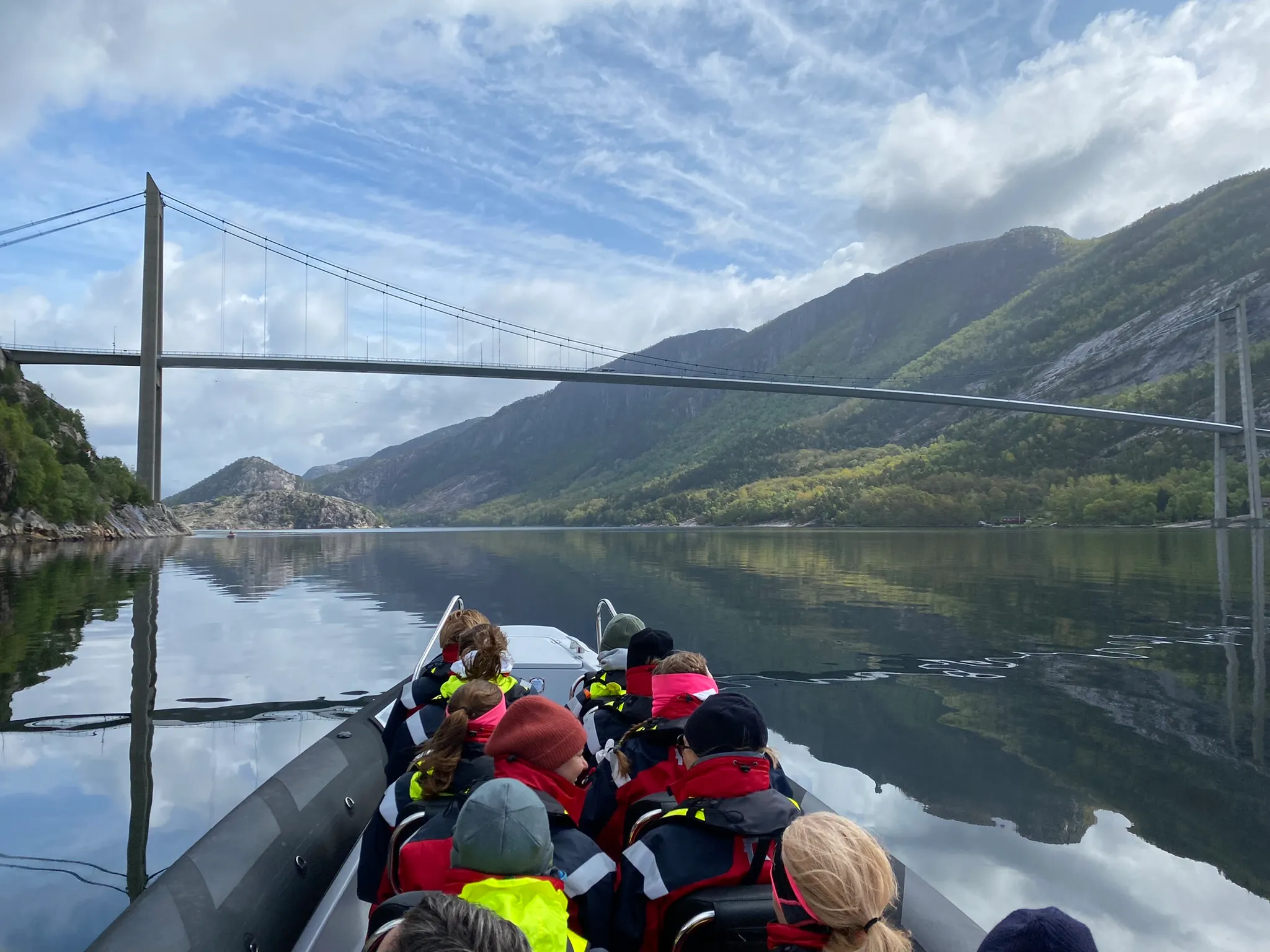 The majestic lysefjorden bridge