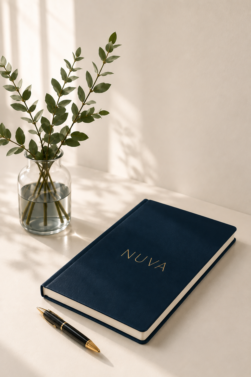 NUVA Solution Notizbuch mit Pflanze