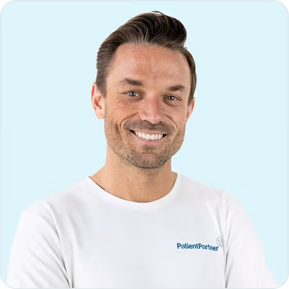 Patrick Frank, Co-founder and COO of PatientPartner, expert in HIPAA-compliant patient engagement software and digital patient support strategies