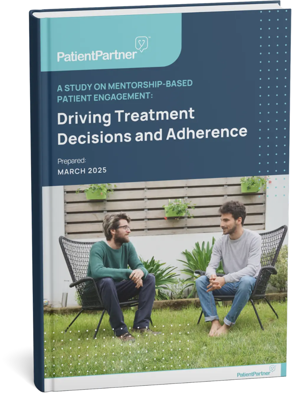 Mentorship-based patient engagement report on treatment decisions and adherence by PatientPartner.  Let me know if you'd like a matching meta description or headline copy for the landing page.