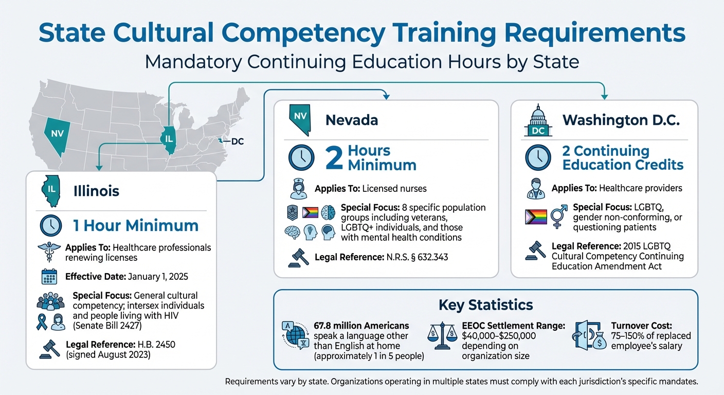State-by-State Cultural Competency Training Requirements for Healthcare Professionals