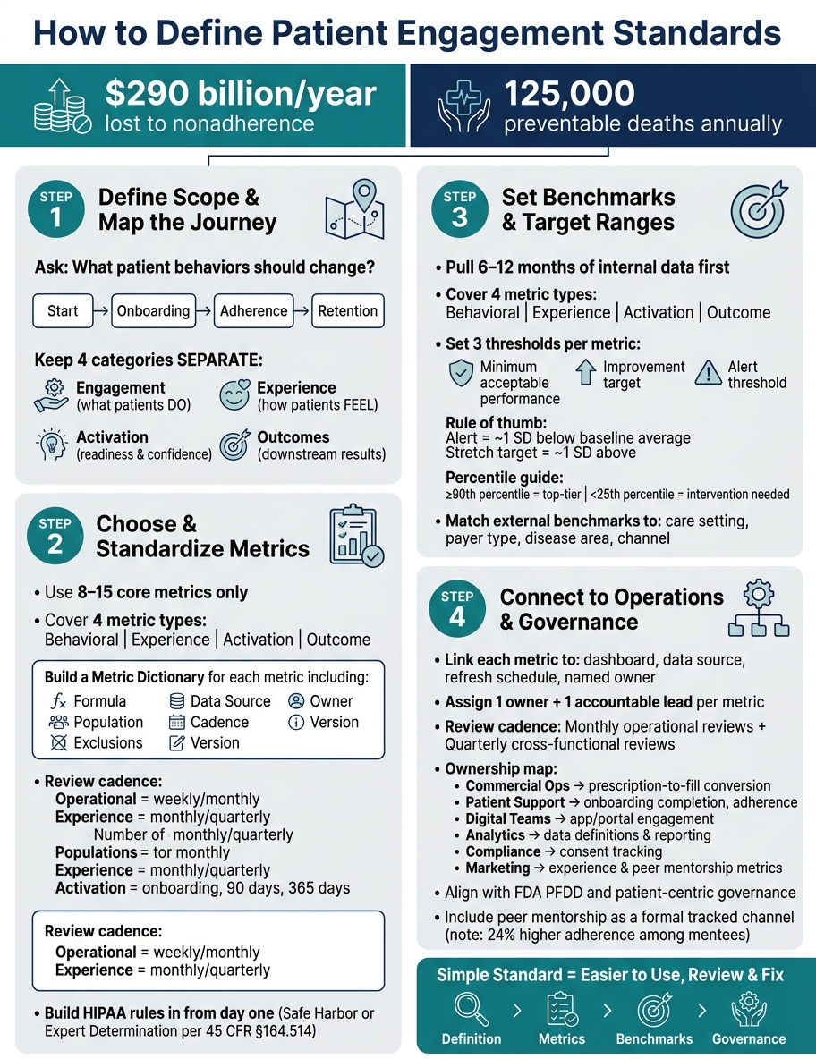 How to Define Patient Engagement Standards: 4-Step Framework