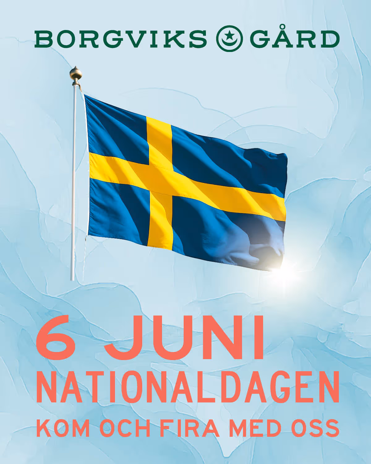 Nationaldagsfirande på Borgviks Gård