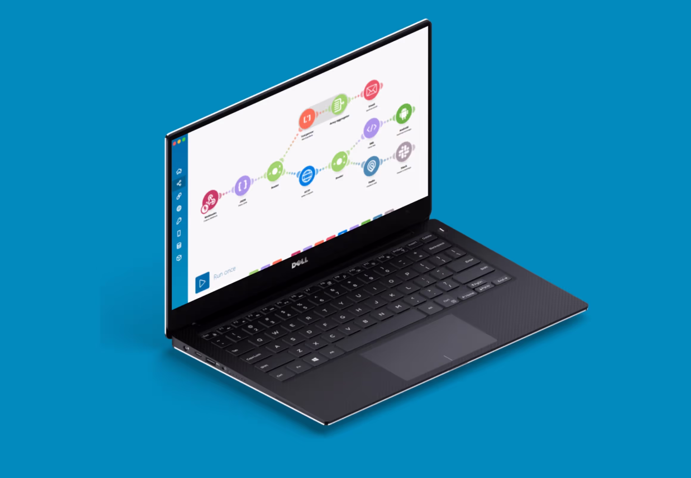 A laptop showing MVP development process - 
 Whizzbridge