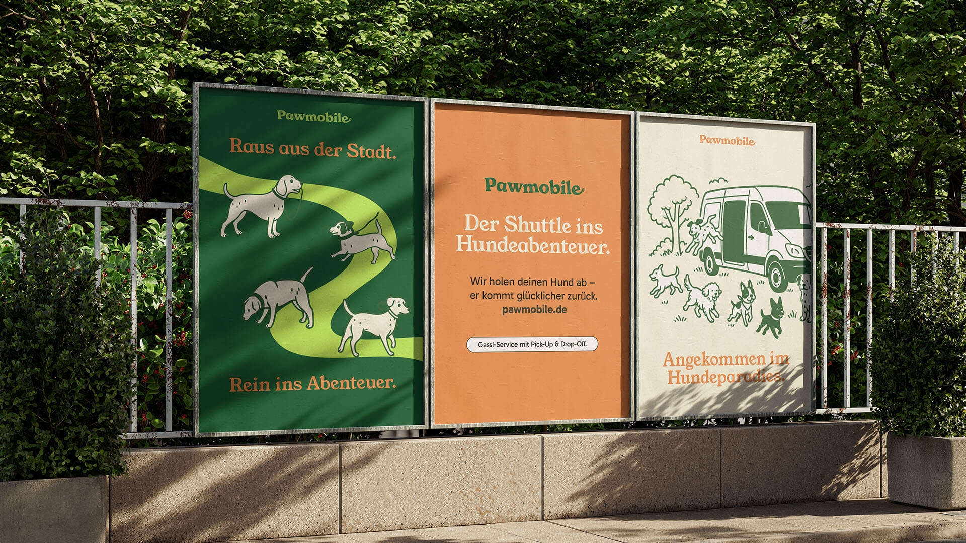 An billboard design example.