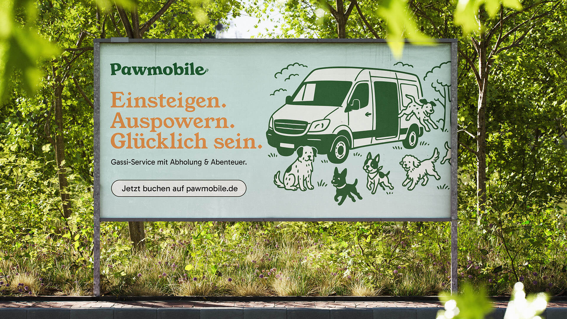 An billboard design example.