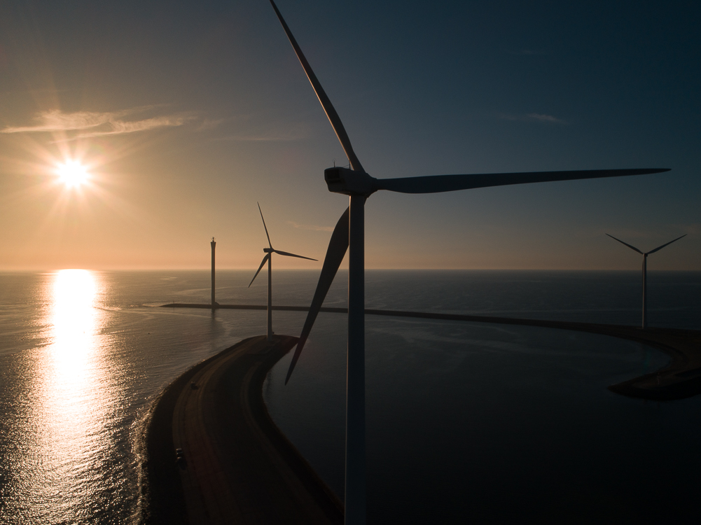 Caspar Daniël Diederik showing images on his camera to Mark Aink and Diane vender Marel