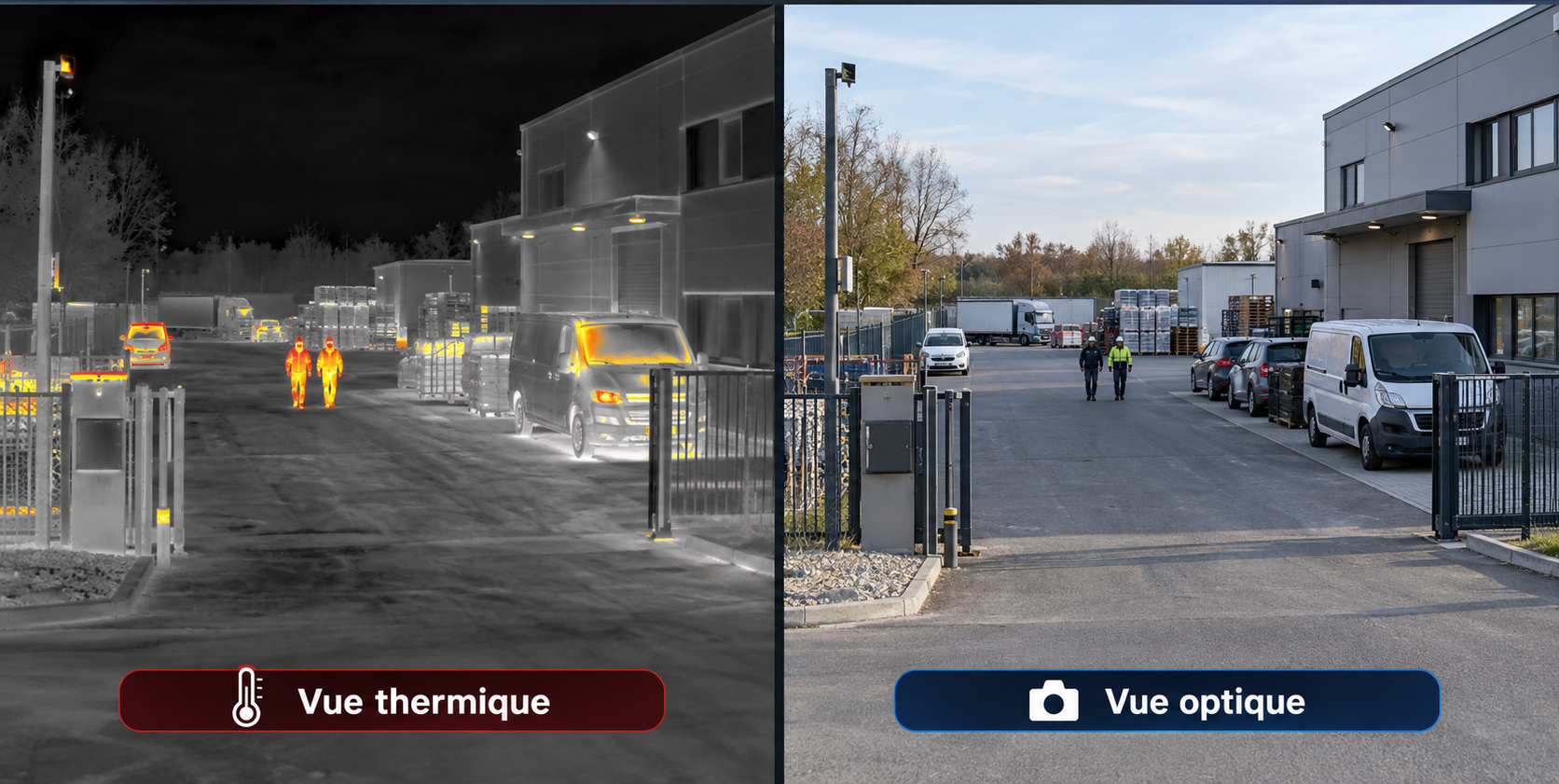 Détection intelligente d’une personne et d’un véhicule par caméra de vidéosurveillance