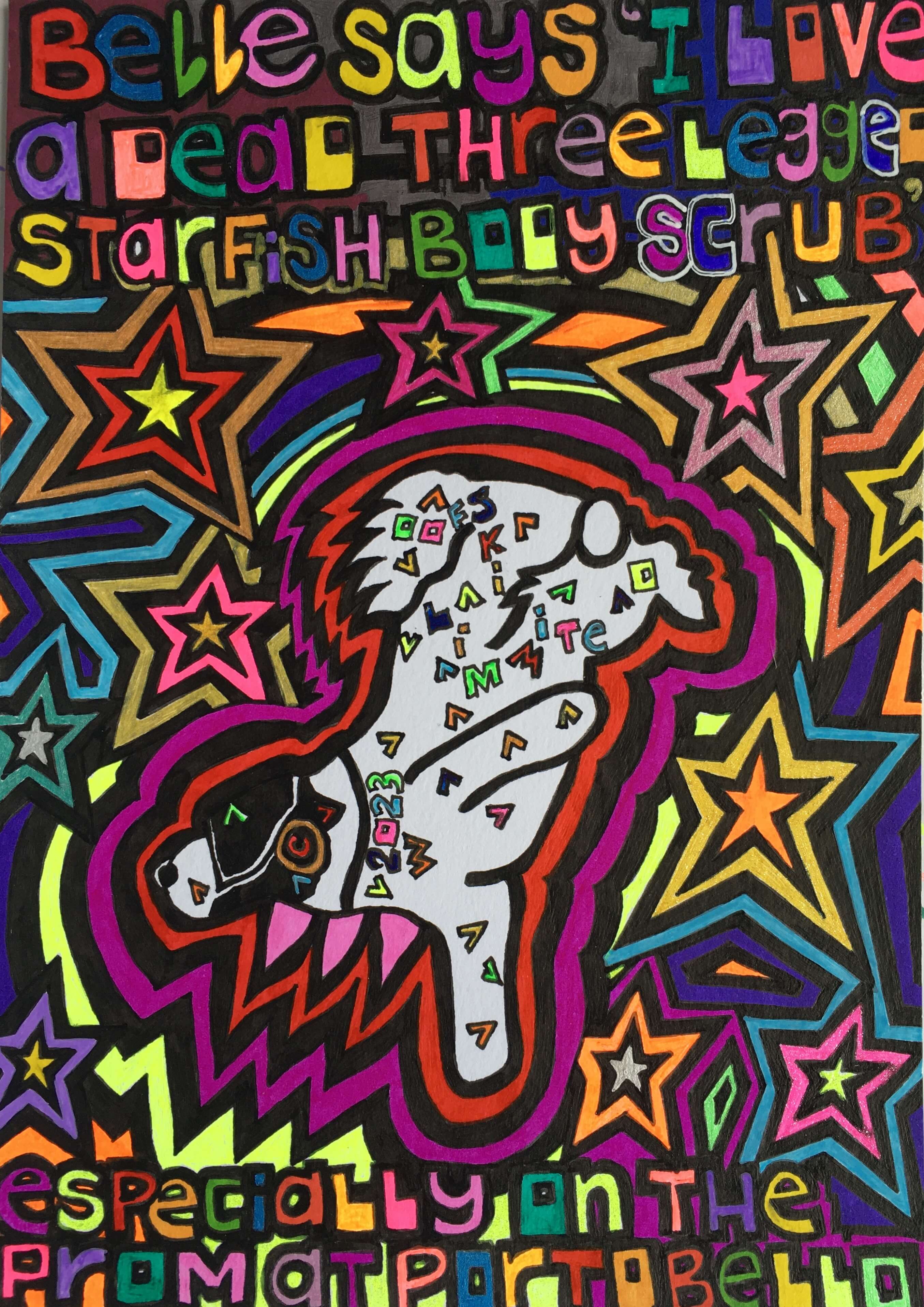 Belle says - I Love a Dead Three-legged Starfish Body Scrub