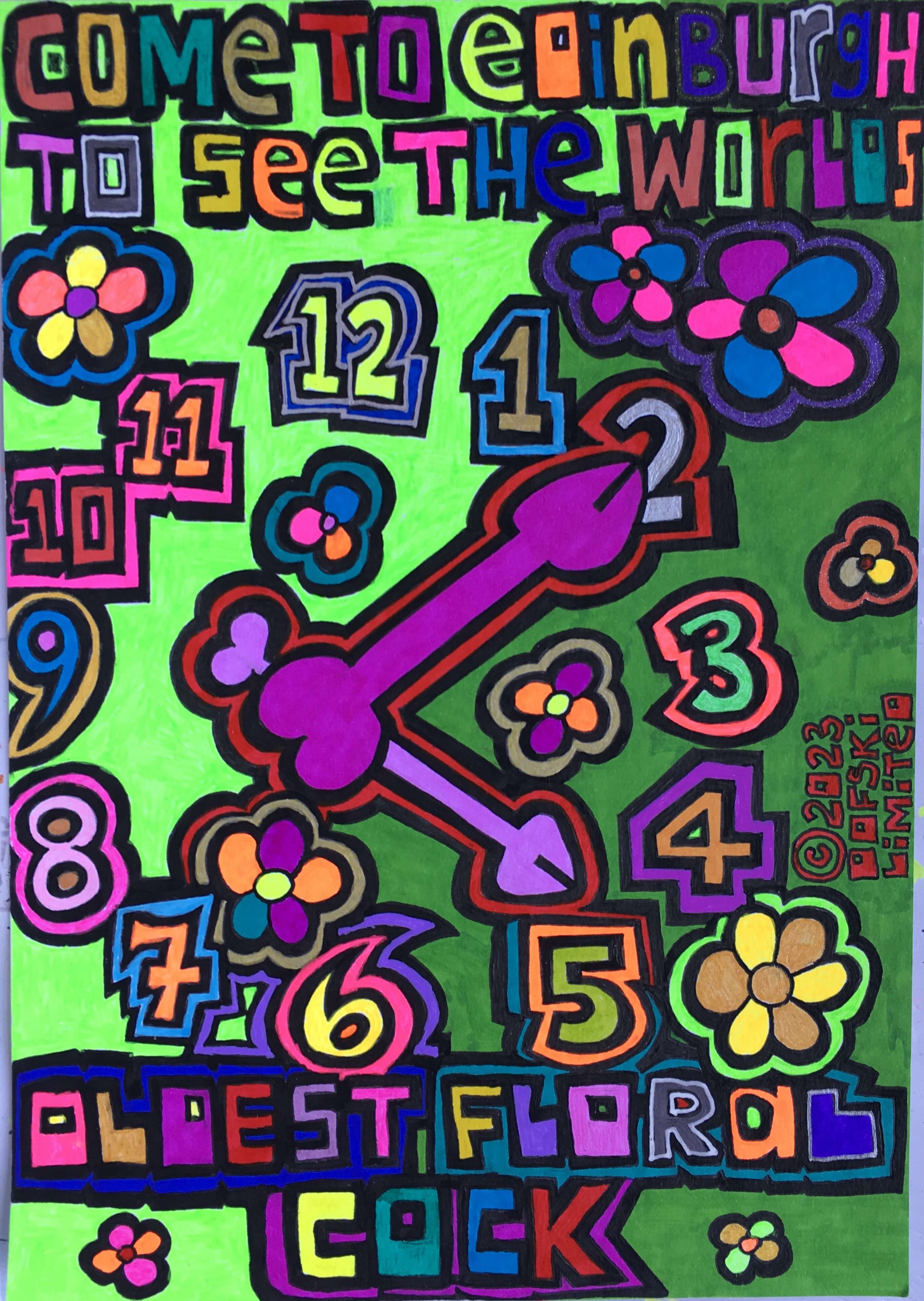 Come to Edinburgh to See the World's Oldest Floral Cock