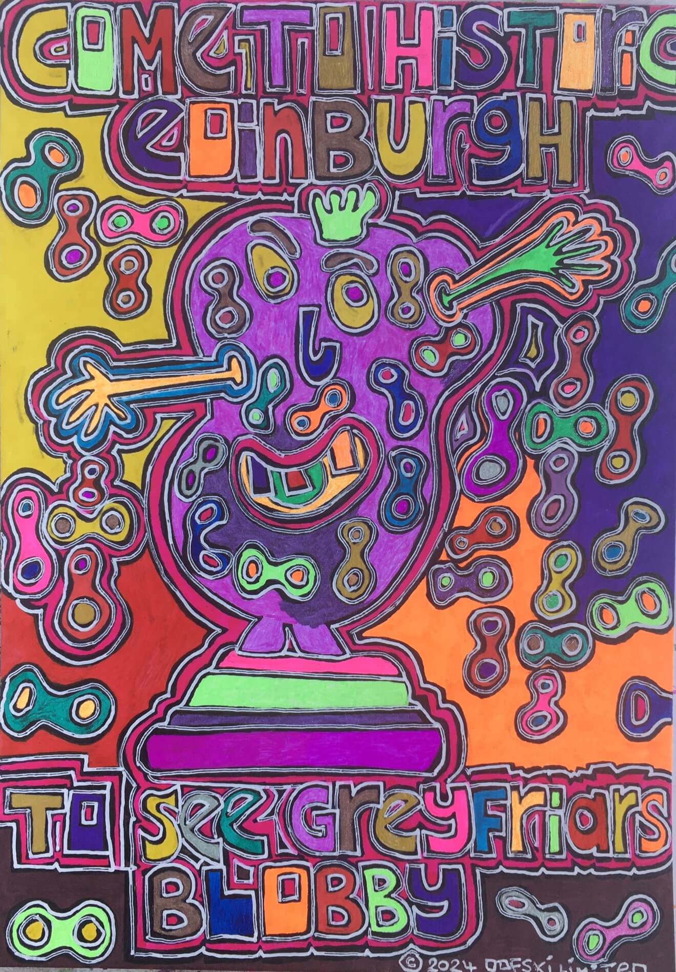 Come to Historic Edinburgh to See Greyfriars Blobby