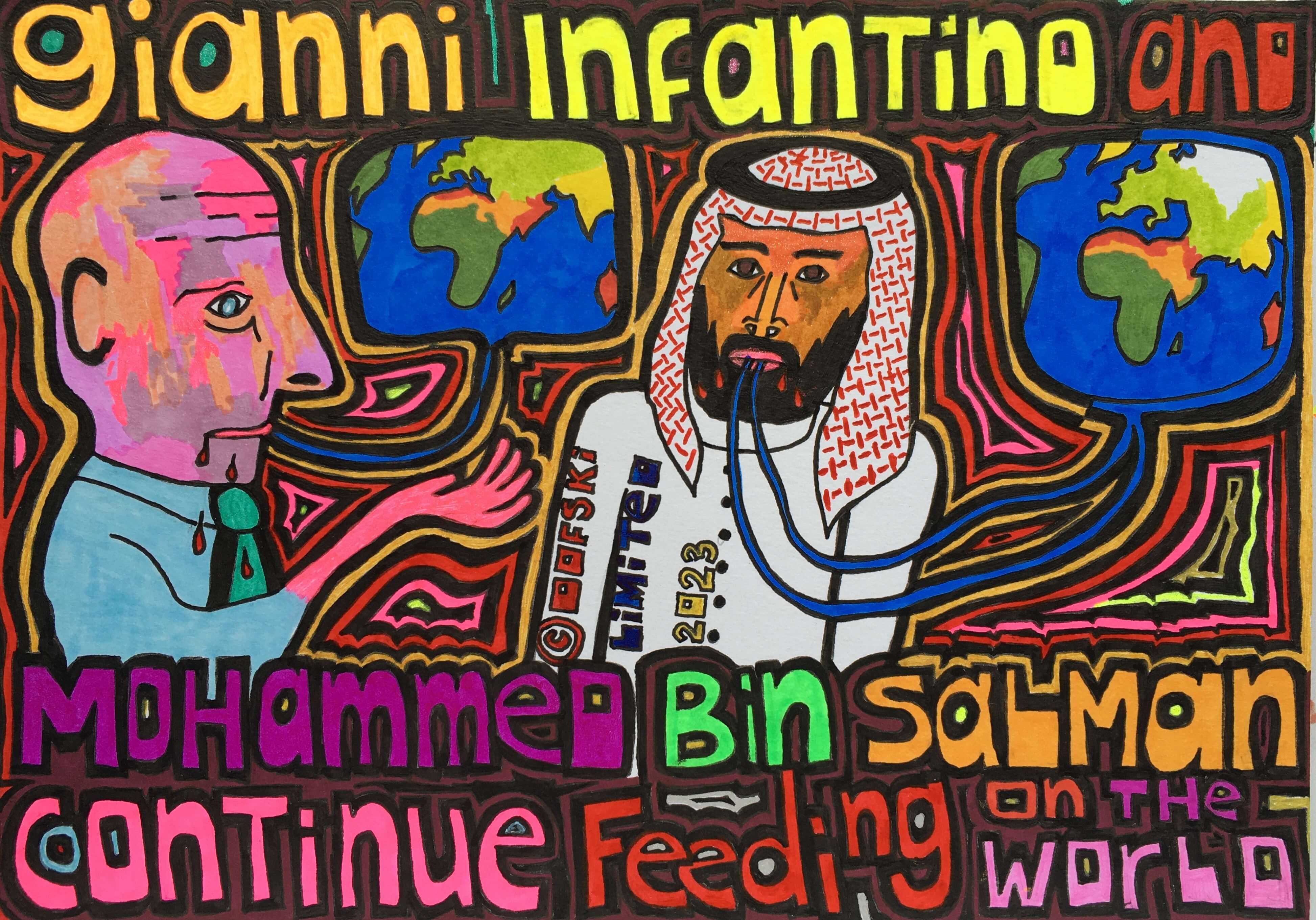 Gianni Infantino and Mohammed Bin Salman Continue Feeding on the World