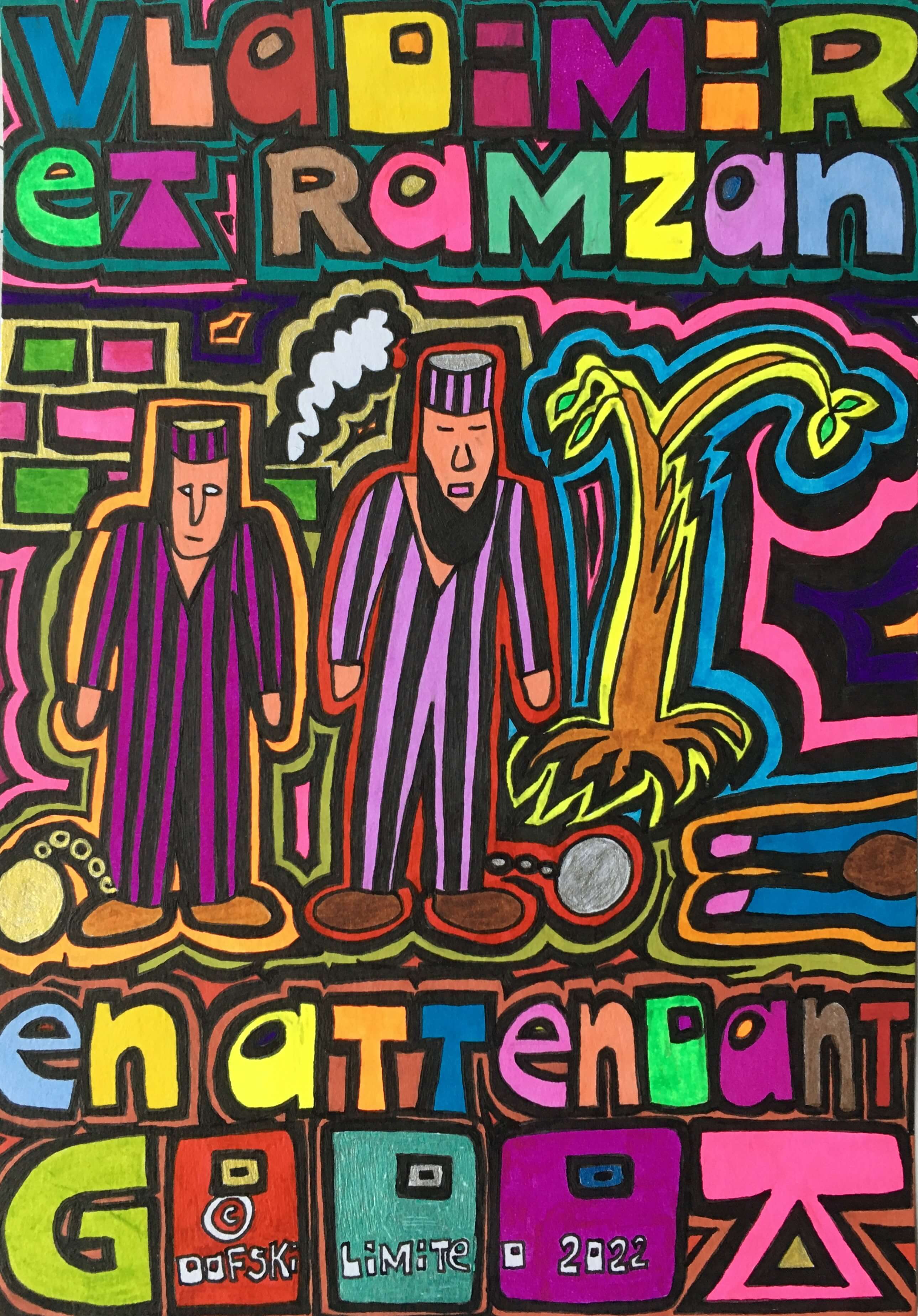 Vladimir et Ramzan en Attendant Godo