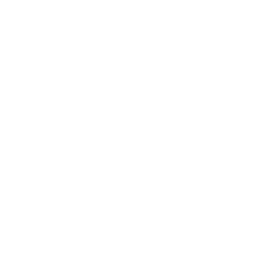 White handshake icon shaped like a heart on a black background.