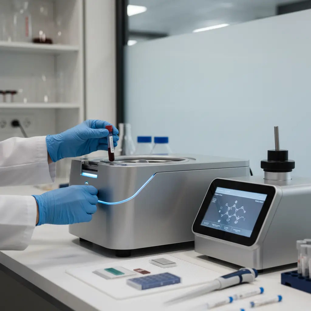 Lab equipment used for biological age testing