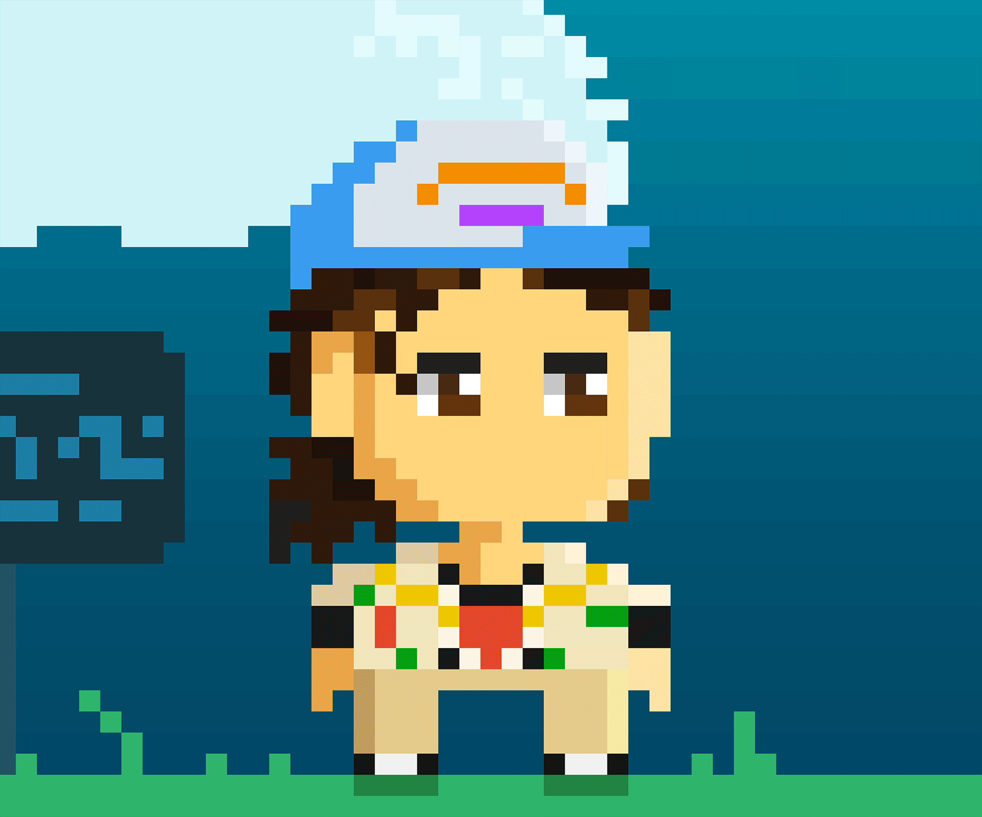 Stranger Things Pixel Character Gif