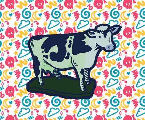 Make a Scene Cow Asset gif