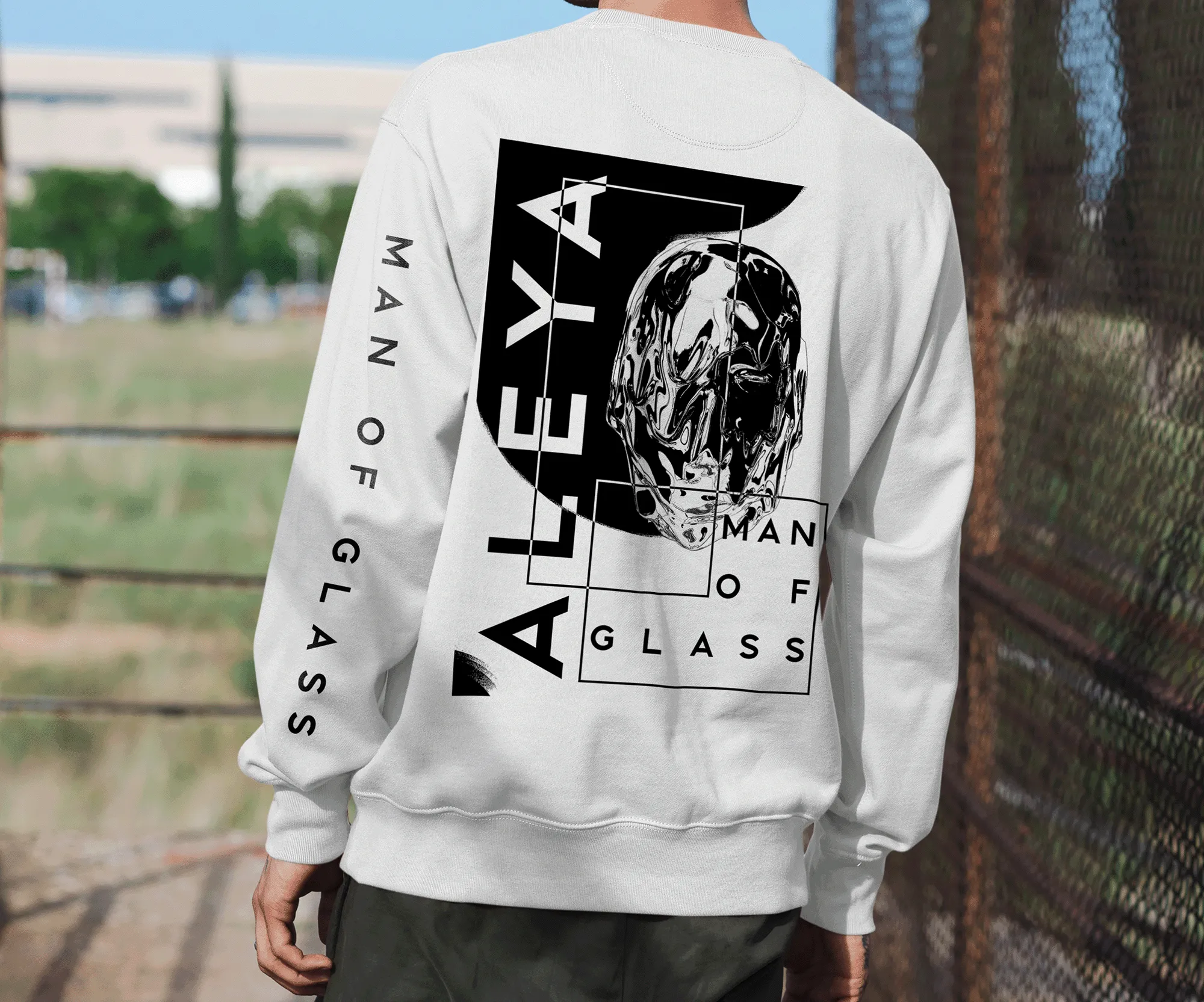 Mockup of aleya long sleeve shirt