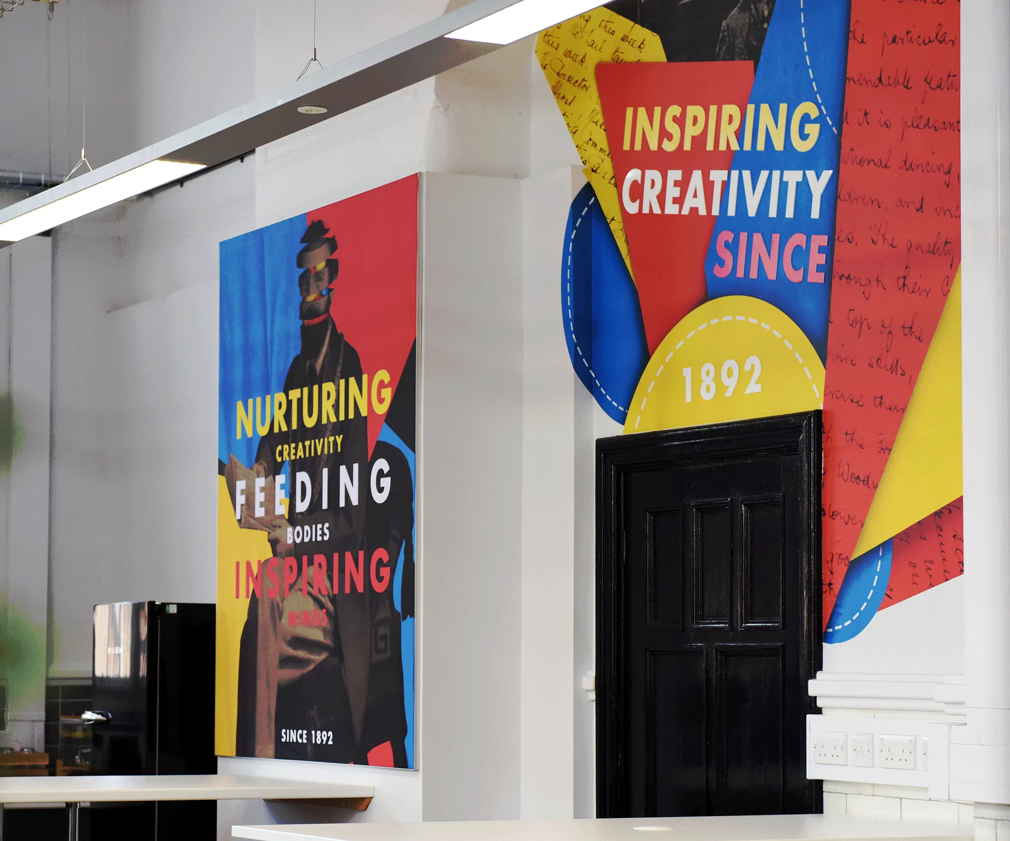 Photo of the Nurturing Minds and Inspiring Creativity Murals