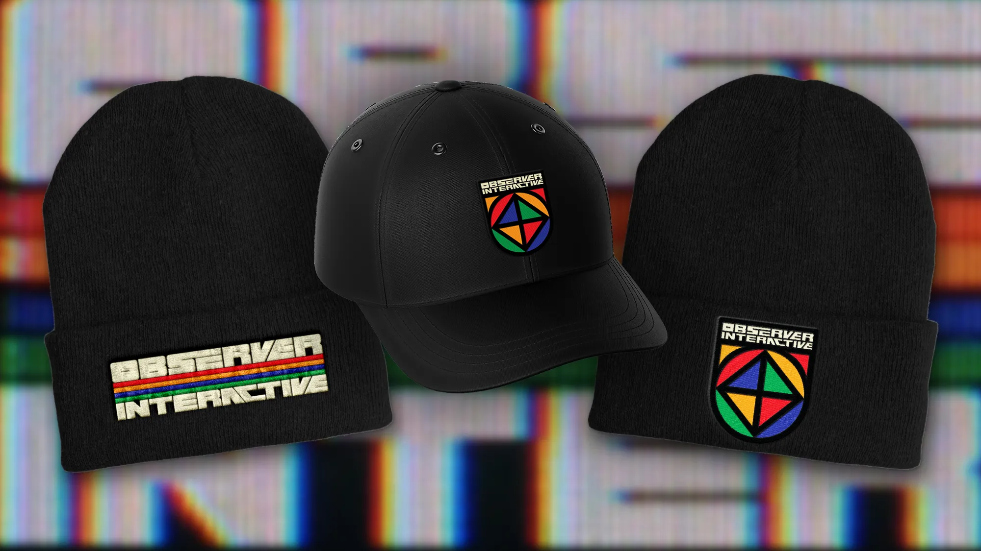 Mockup of different hats using Observer assts