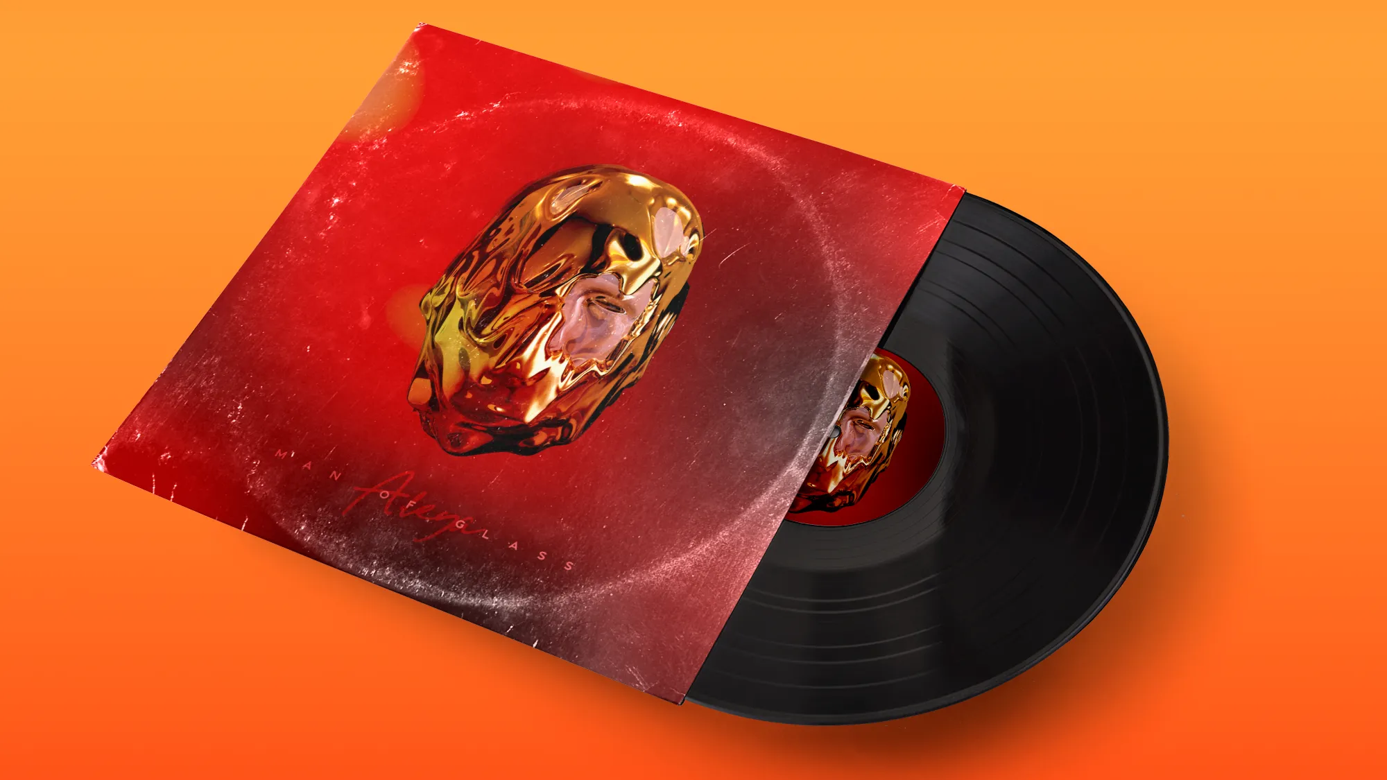 Mockup of the Aleya album cover