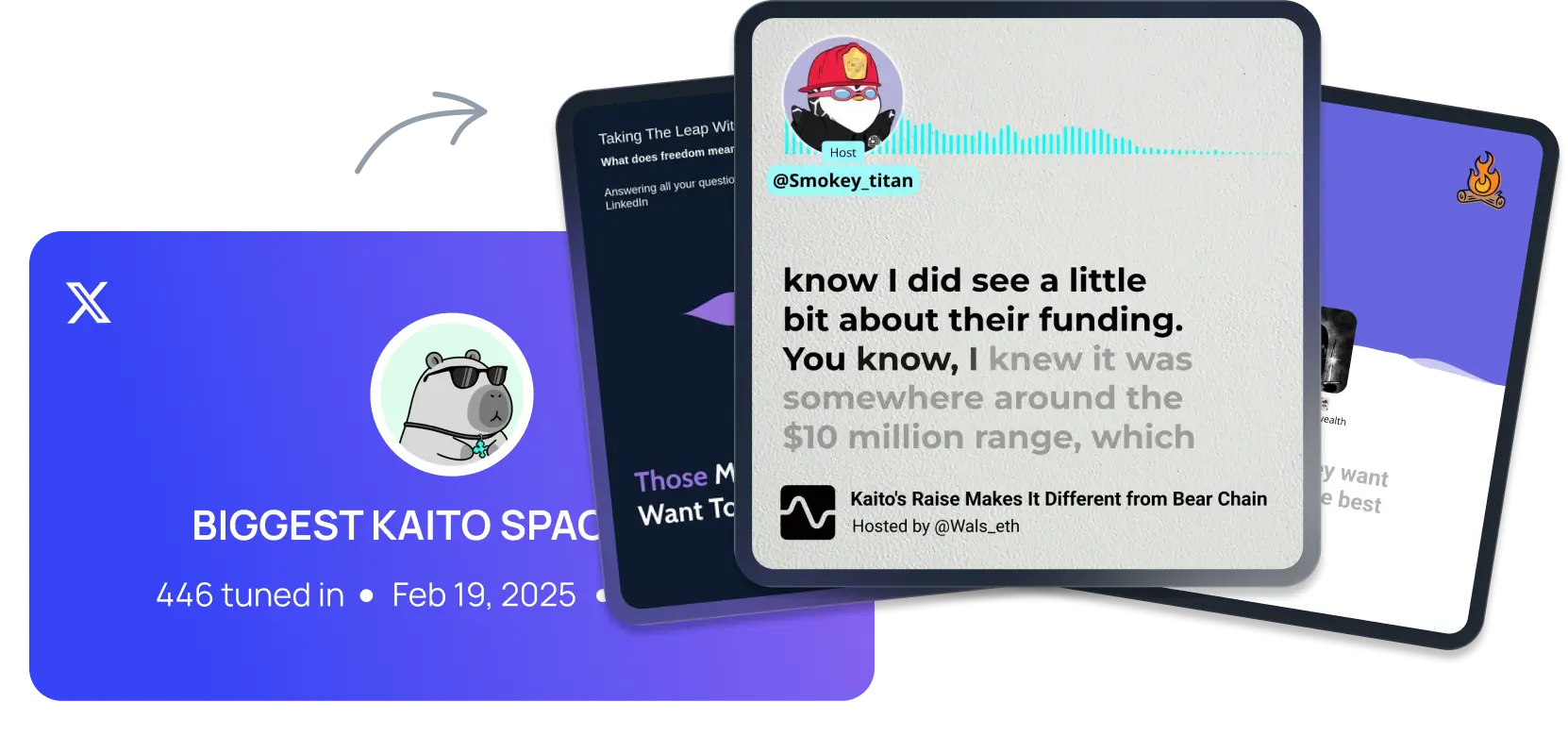 Flowjin Twitter Space Clip Maker