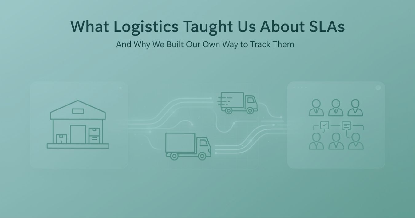What Logistics Taught Us About SLAs (And Why We Built Our Own Way to Track Them)