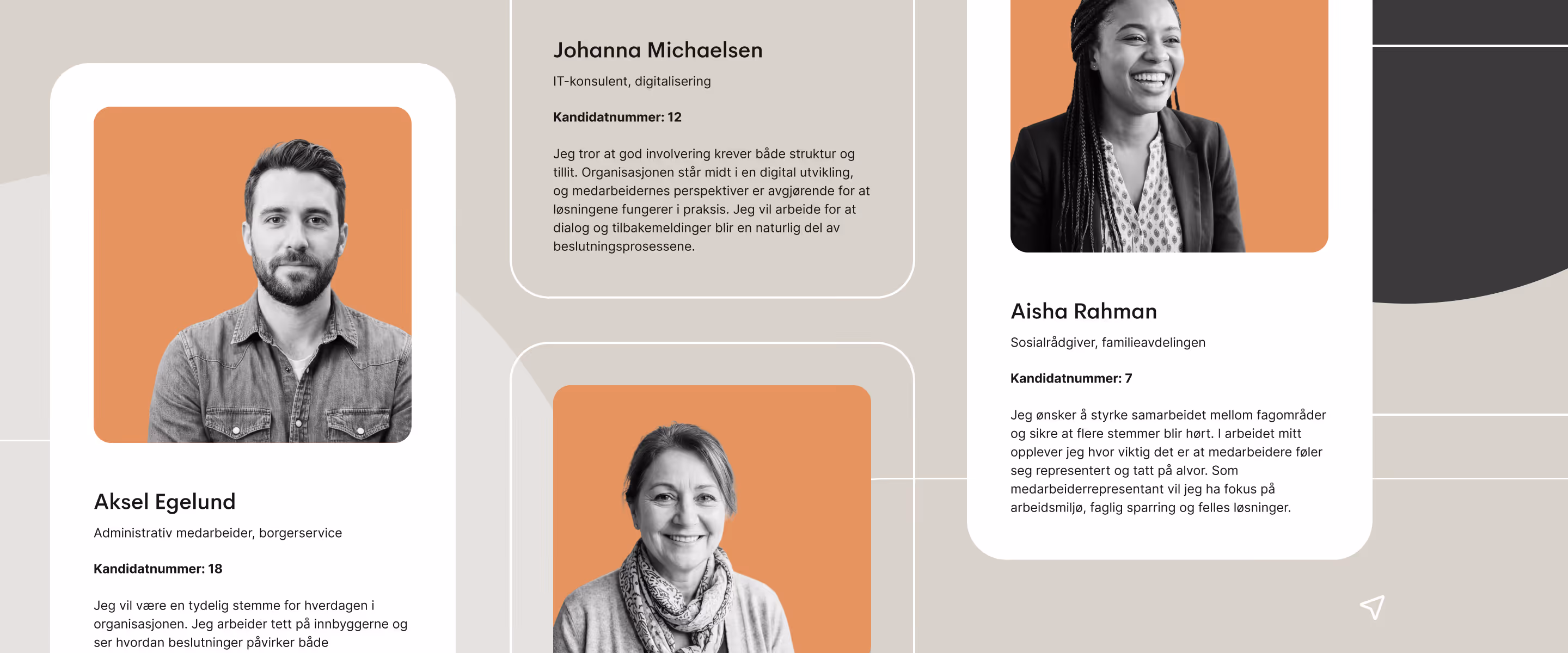 Et øyeblikksbilde av passasjervalget