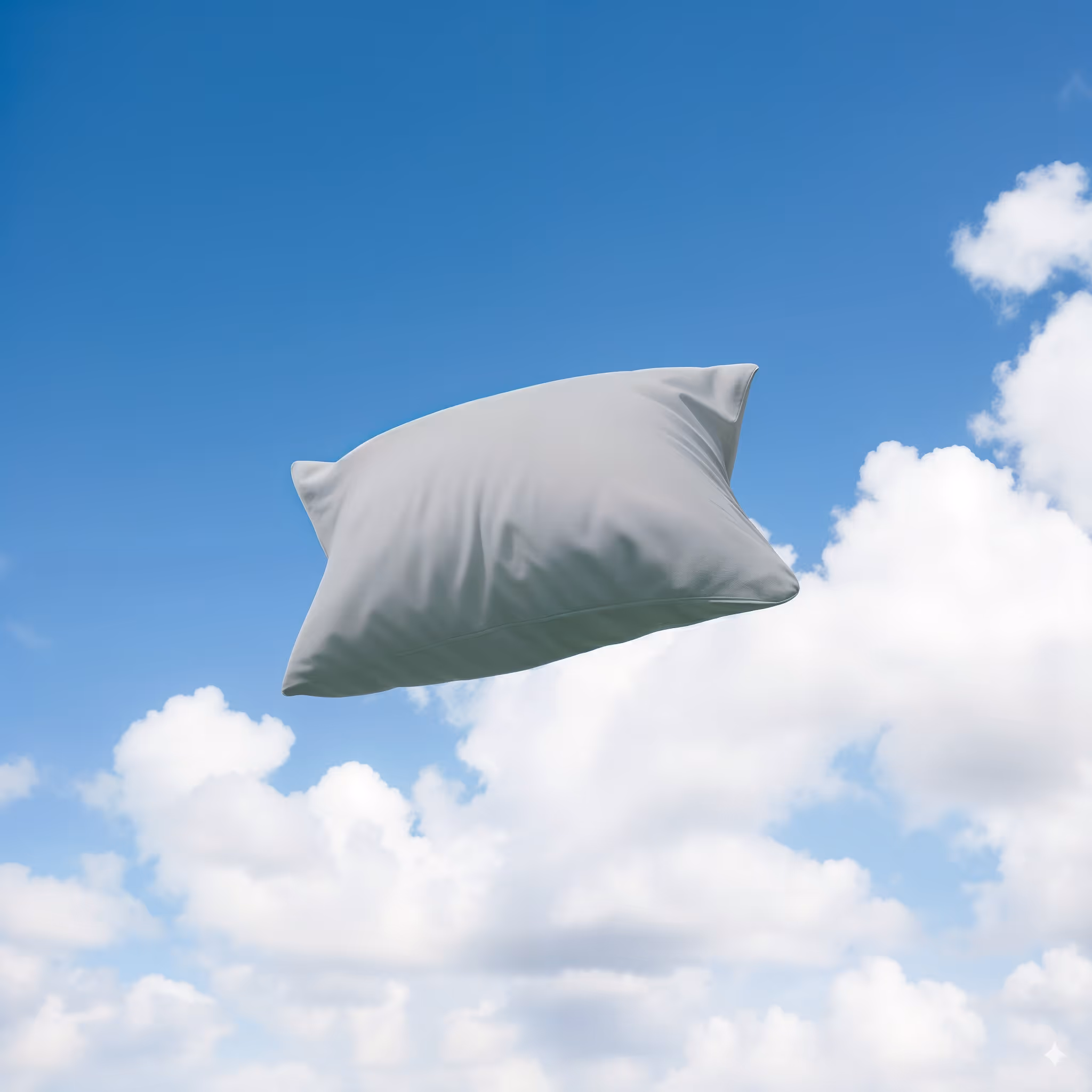 Kussen in wolken symboliseert betere slaap en rust via Havena slaapzorg specialisten