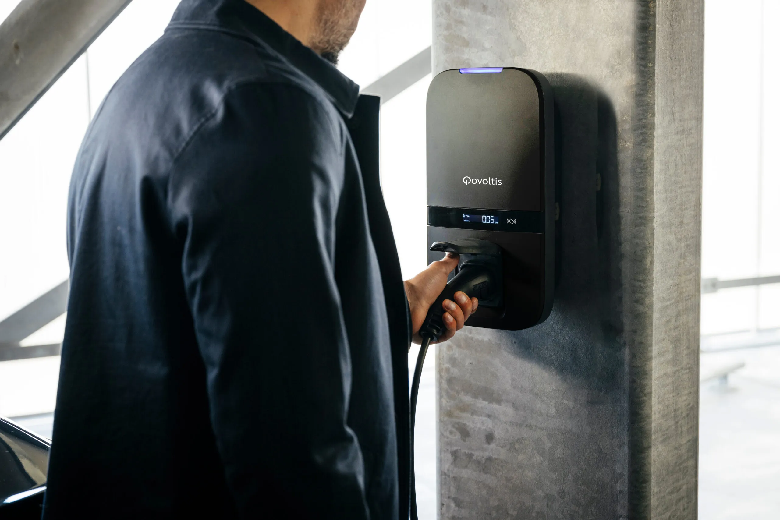 Qobox P en parking intérieur