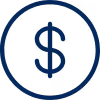 Dollar sign icon symbol