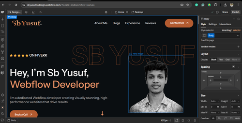 sb yusuf Webflow Developer & Webflow Designer Figma to Webflow Expert