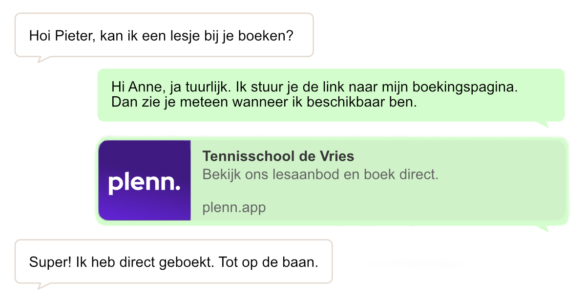 Whatsapp gesprek