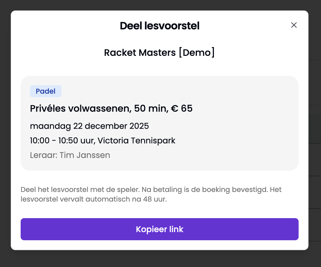 Stap 4 - samenvatting lesvoorstel