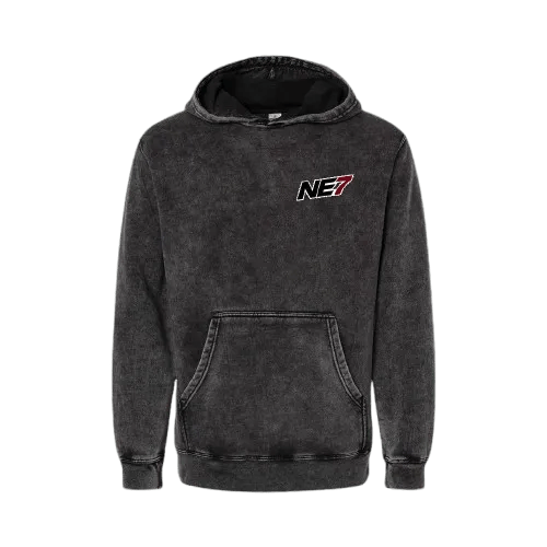 Mystery Hype NE7 mineral wash hoodie