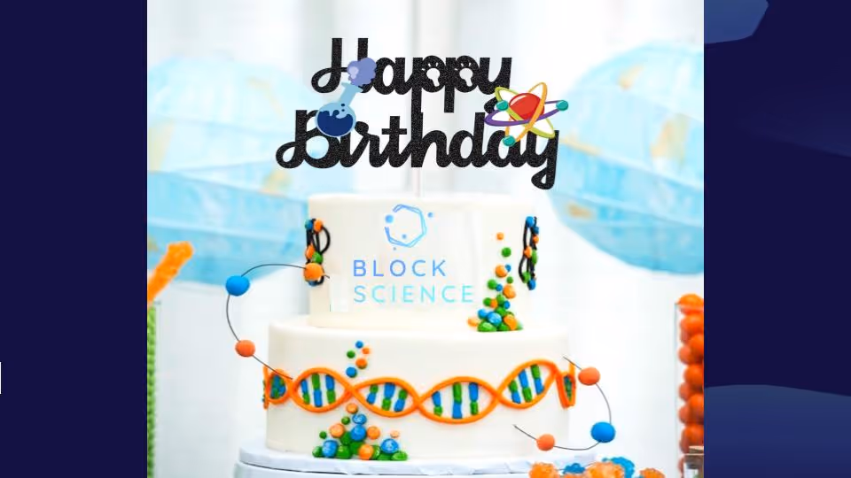 blockScience happy 5th Birthday 2022